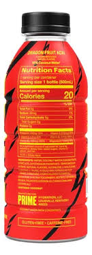 Prime Hydration Dragon Fruit Açaí 500ml