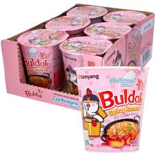 Samyang Buldak Carbonara Cup 6-Pack Box