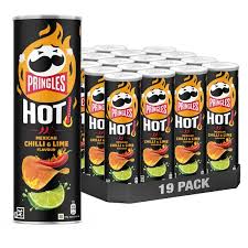 Pringles Hot! Mexican Chilli & Lime 19-Pack