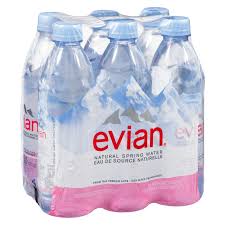 Evian Natural Spring Water 6×500ml